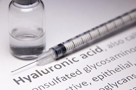 Hyaluronic acid injection