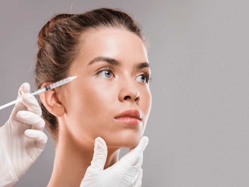 Botox can be used as a facial slimming treatment.